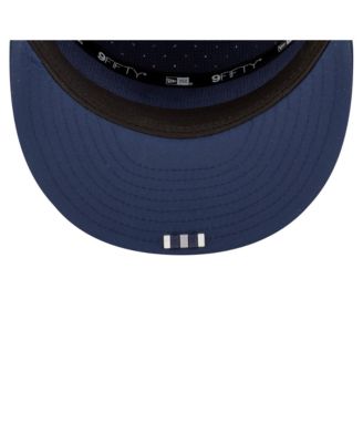 Men's Navy Dallas Cowboys 2025 Sideline Split Panel 9FIFTY Snapback Hat