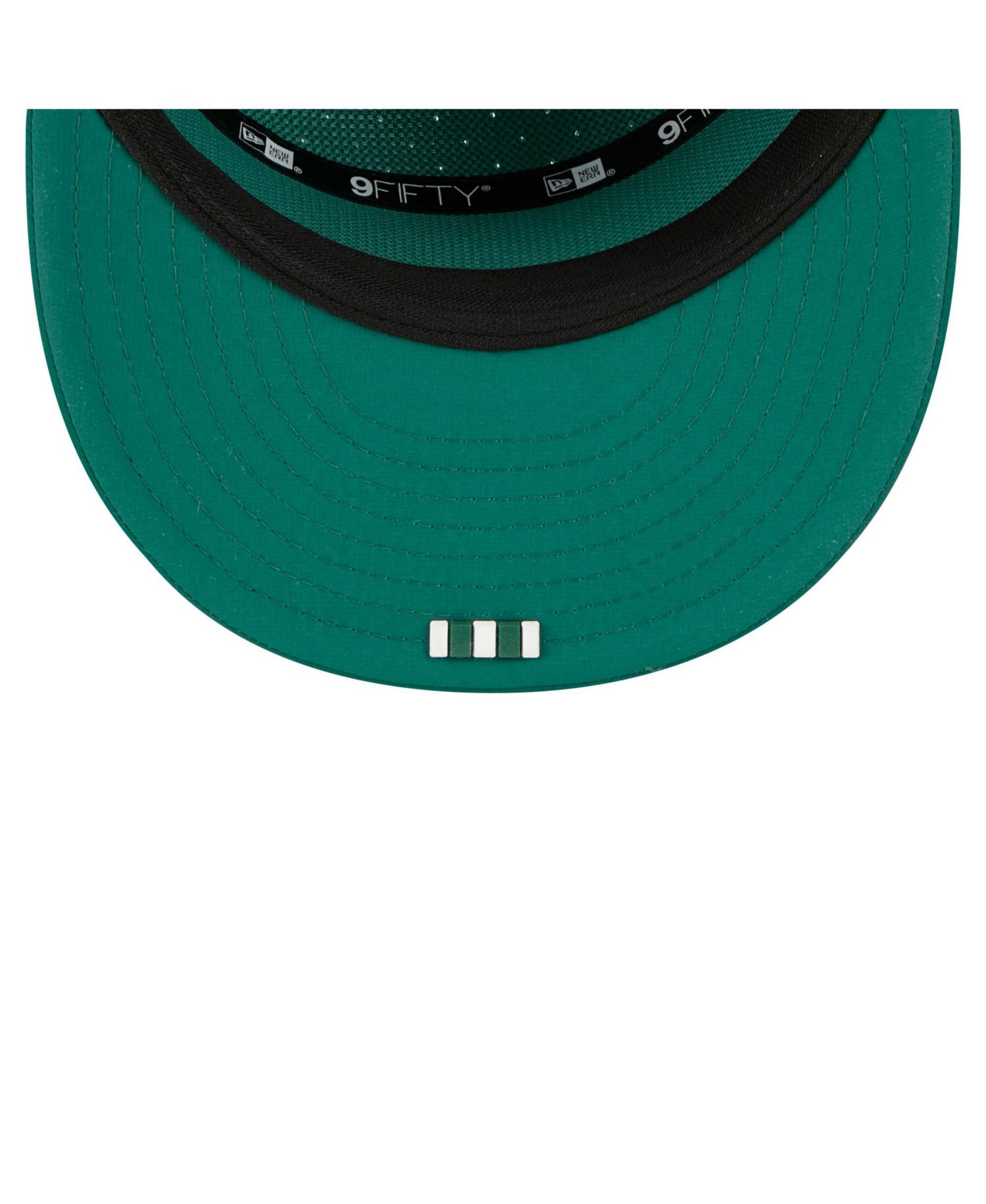 Men's Green New York Jets 2025 Sideline Split Panel 9FIFTY Snapback Hat