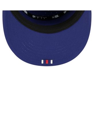 Men's Blue NFL 2025 Sideline Split Panel 9FIFTY Snapback Hat