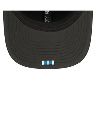 Men's Black Detroit Lions 2025 Sideline 9SEVENTY Trucker Adjustable Hat
