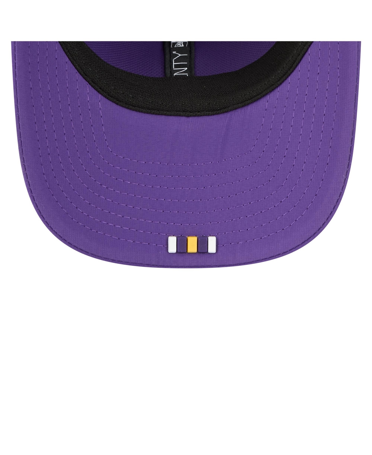 New Era Men's Purple Minnesota Vikings 2025 Sideline 9seventy Trucker Adjustable Hat In Purple