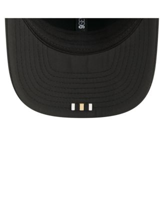 Men's Black New Orleans Saints 2025 Sideline 9SEVENTY Trucker Adjustable Hat