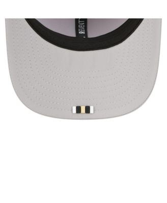 Men's Gray New Orleans Saints 2025 Sideline 9SEVENTY Adjustable Trucker Hat