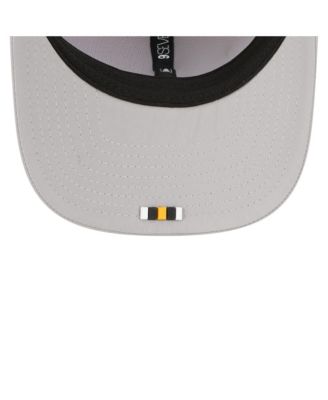 Men's Gray Pittsburgh Steelers 2025 Sideline 9SEVENTY Adjustable Trucker Hat