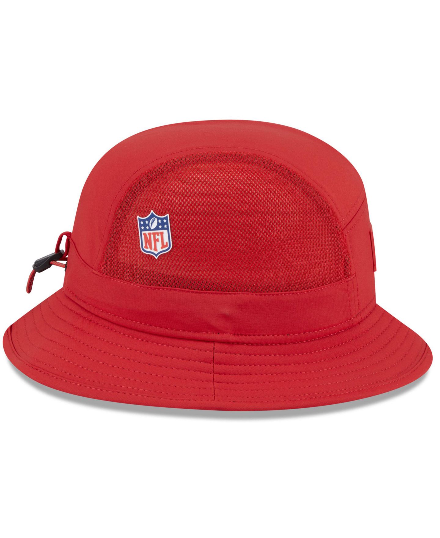 Мужская панама New Era Cardinal Arizona Cardinals 2025 Sideline Bucket Hat — фото 3