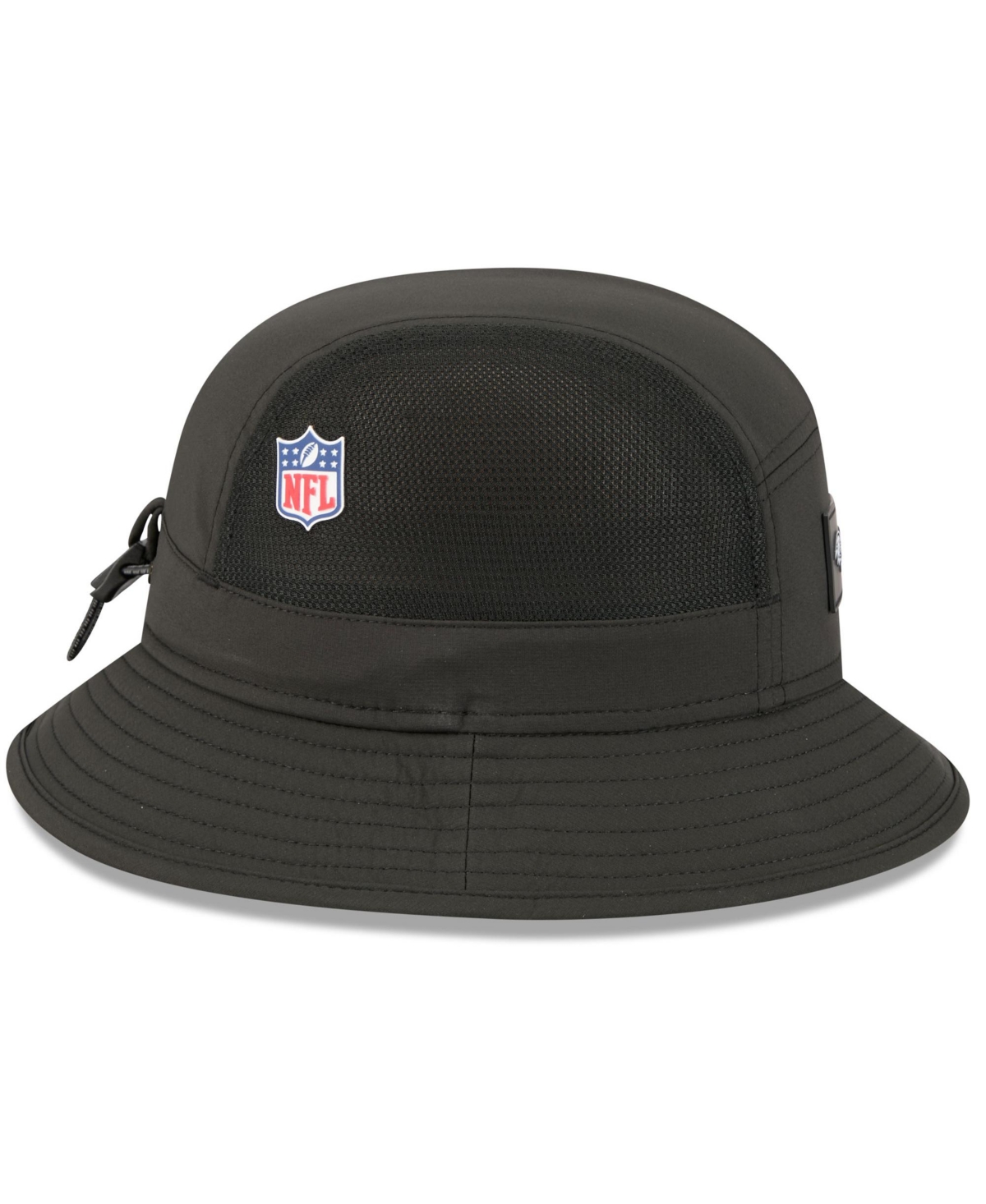 New Era Men's Black Baltimore Ravens 2025 Sideline Bucket Hat In Black