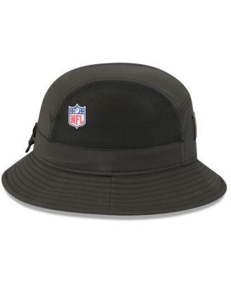 Men's Black Cincinnati Bengals 2025 Sideline Bucket Hat