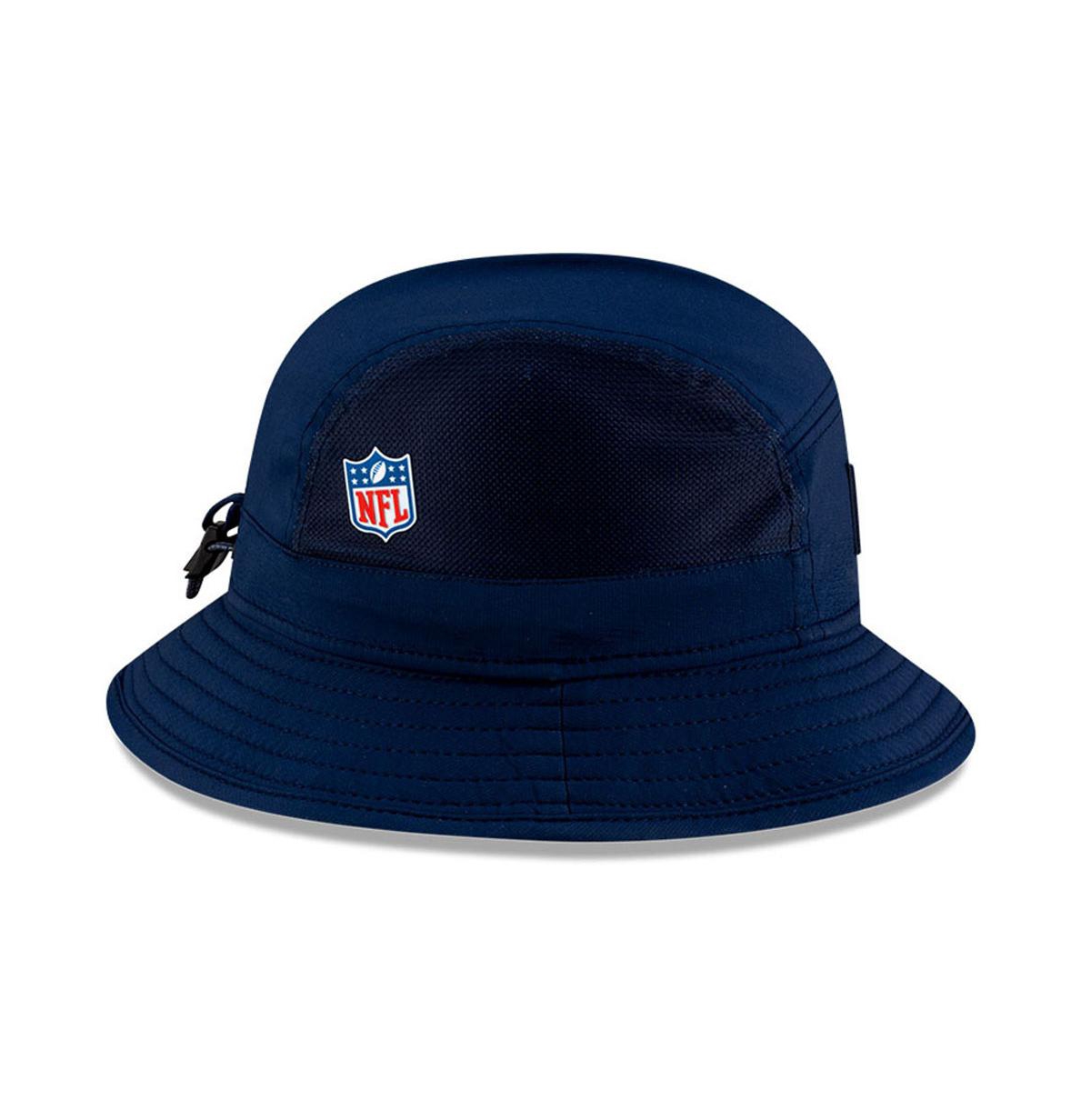 New Era Men's Navy Dallas Cowboys 2025 Sideline Bucket Hat In Blue