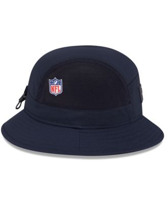 Men's Navy Houston Texans 2025 Sideline Bucket Hat
