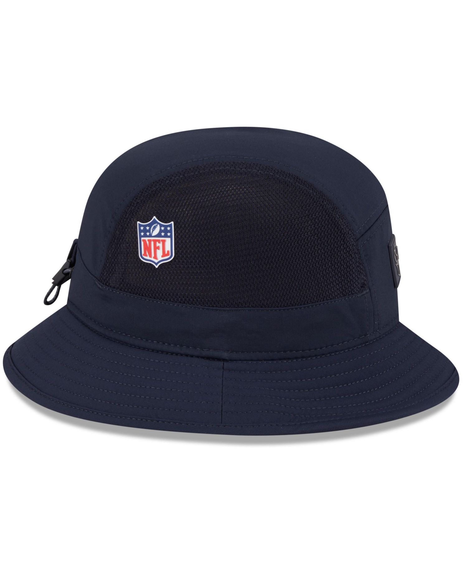 Men's Navy Houston Texans 2025 Sideline Bucket Hat