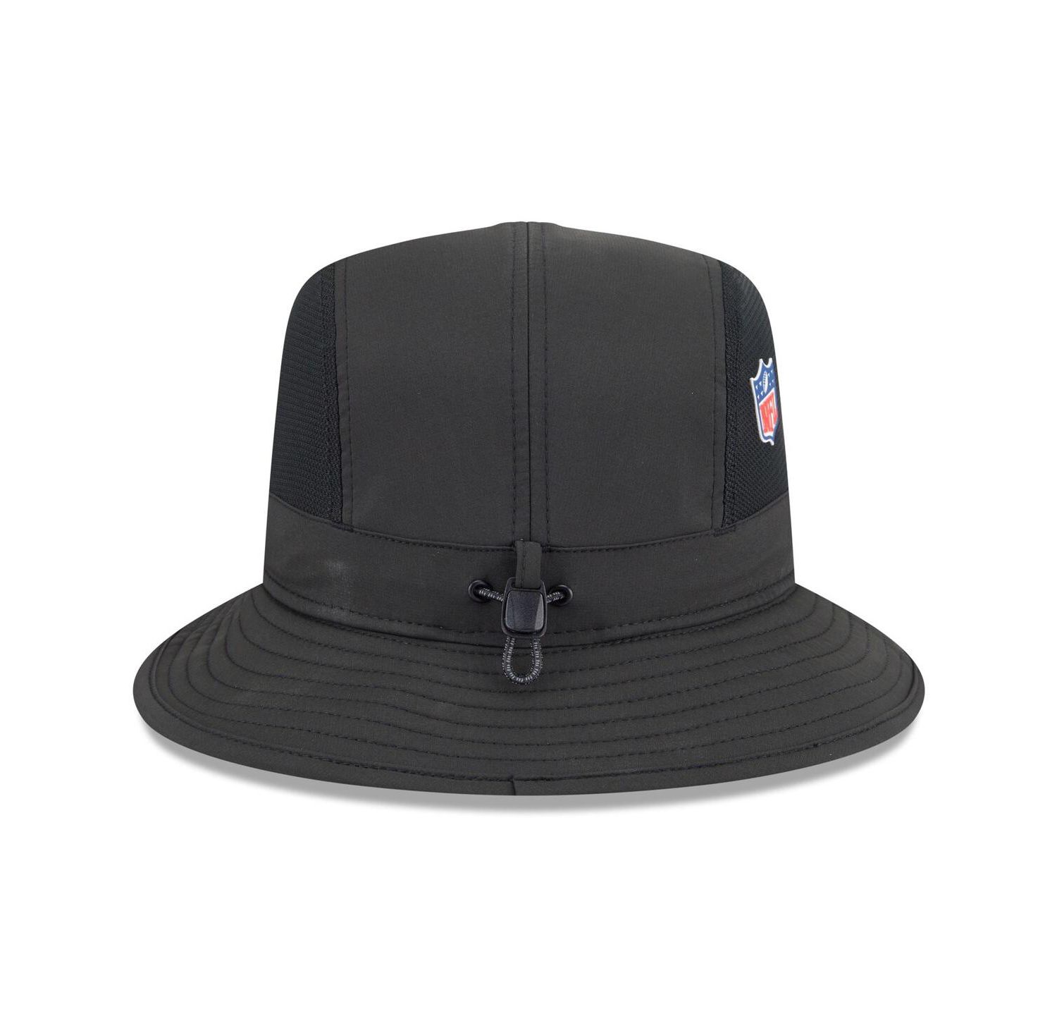 Men's Black Las Vegas Raiders 2025 Sideline Bucket Hat