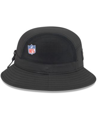 Men's Black New Orleans Saints 2025 Sideline Bucket Hat