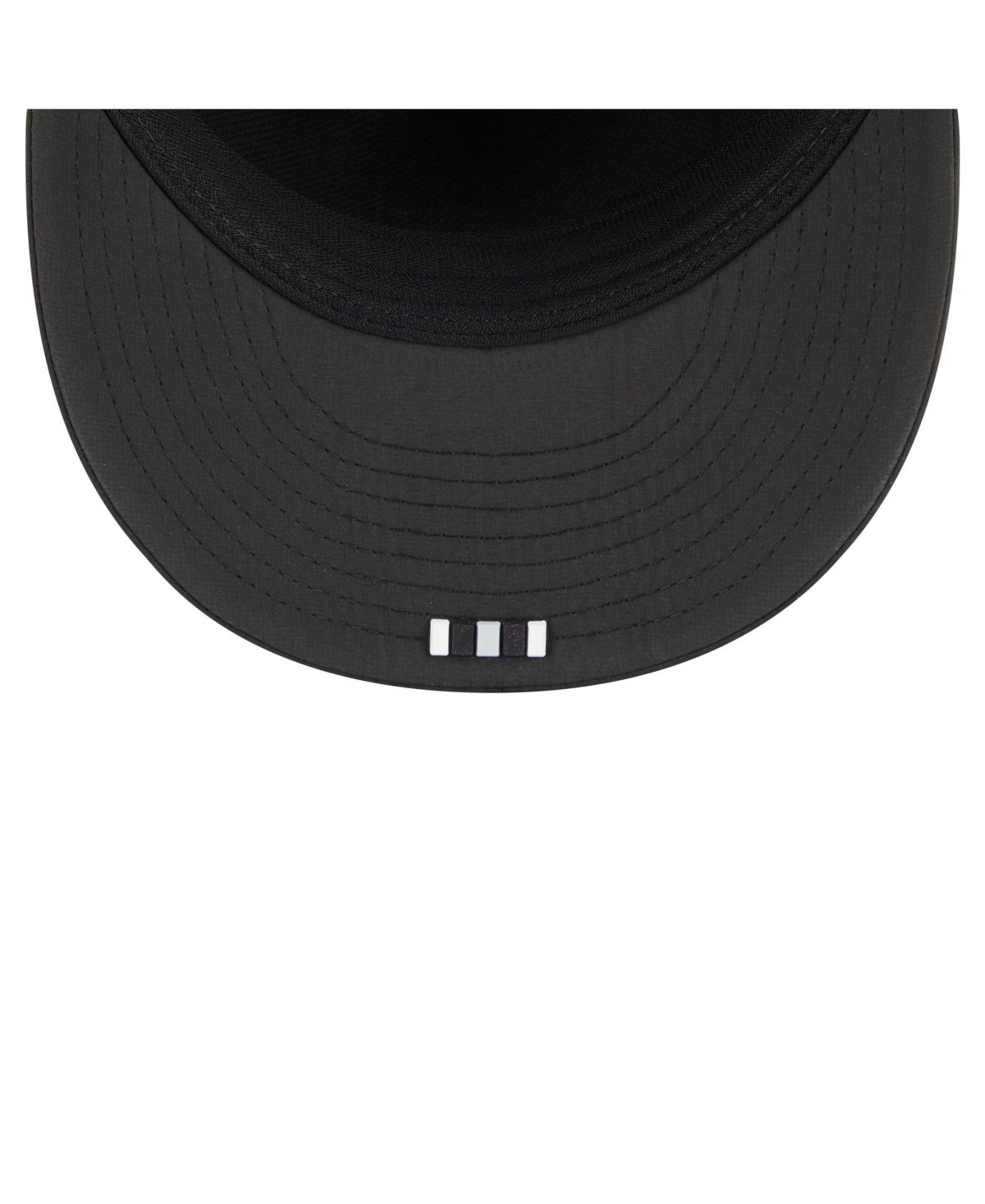New Era Men's Black Las Vegas Raiders 2025 Sideline Retro Crown 59fifty Fitted Hat In Black