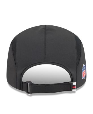 Men's Black Atlanta Falcons 2025 Sideline Runner Adjustable Hat