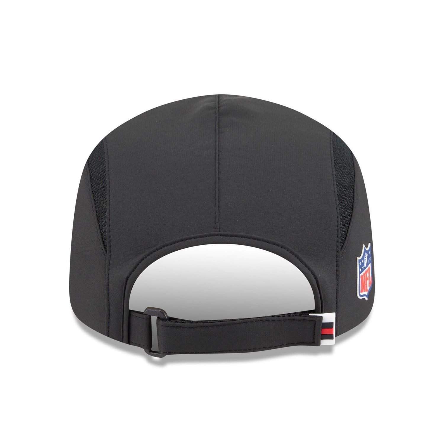 Men's Black Atlanta Falcons 2025 Sideline Runner Adjustable Hat