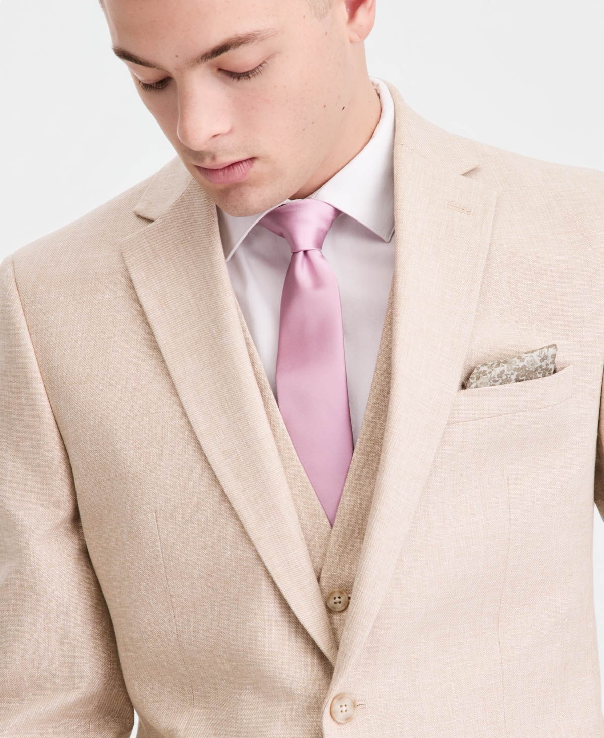 Bar Iii Men's Slim-Fit Linen-Blend Suit Separates Jacket, Macy's Exclusive