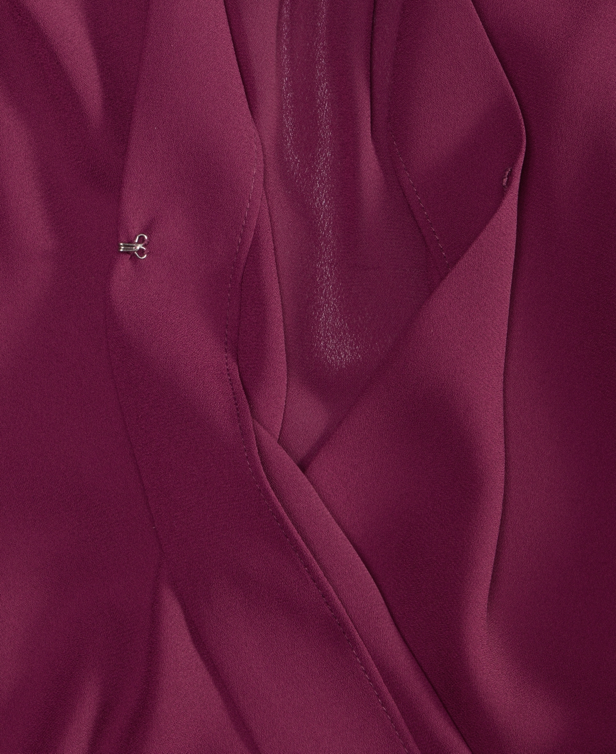 Inc International Concepts Women's Surplice Long-sleeve Blouse, Exclusively At Macy's In Purple