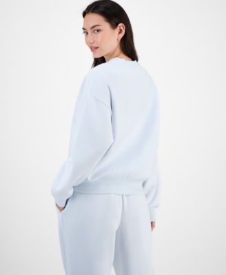 Juniors' Sequin Self Love Sweatshirt