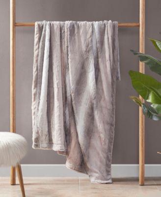 Zuri Faux-Fur Throw, 50" x 60"