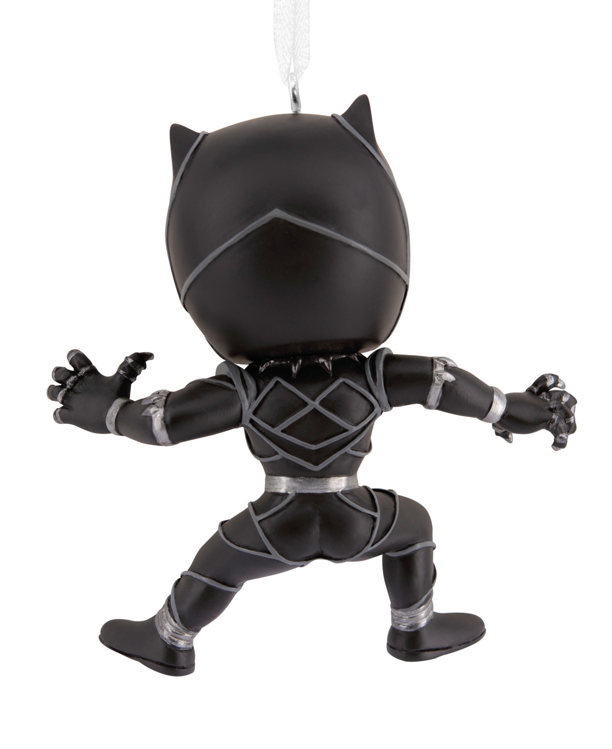Hallmark Marvel Black Panther Stylized Christmas Tree Ornament In Black