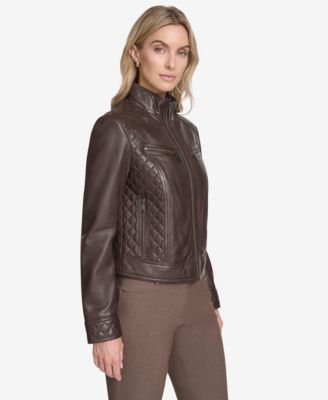 Women's Mikel Racer Leather Jacket