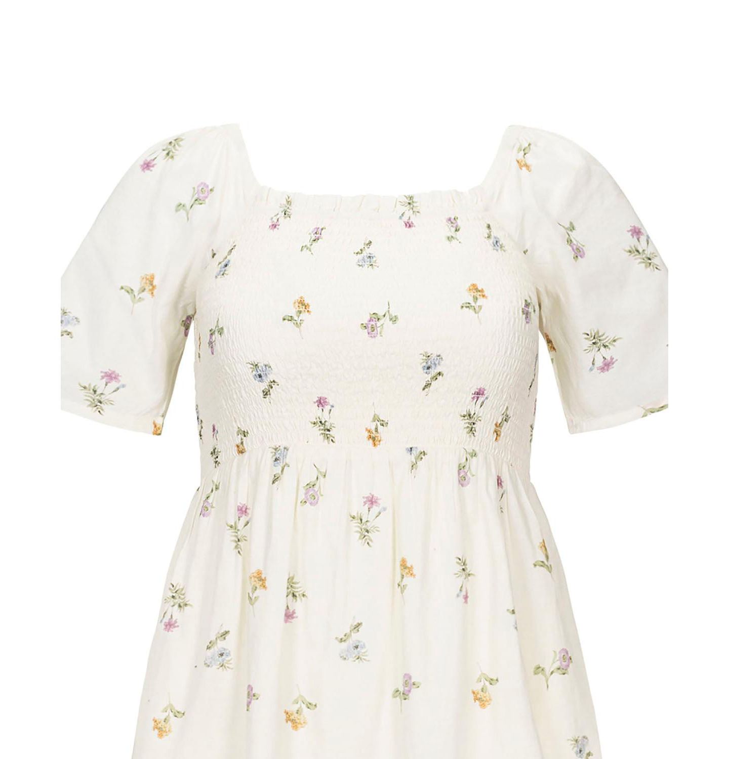 Женское платье Hope & Henry Organic Bell Sleeve Smocked, цвет: С принтом — фото 5