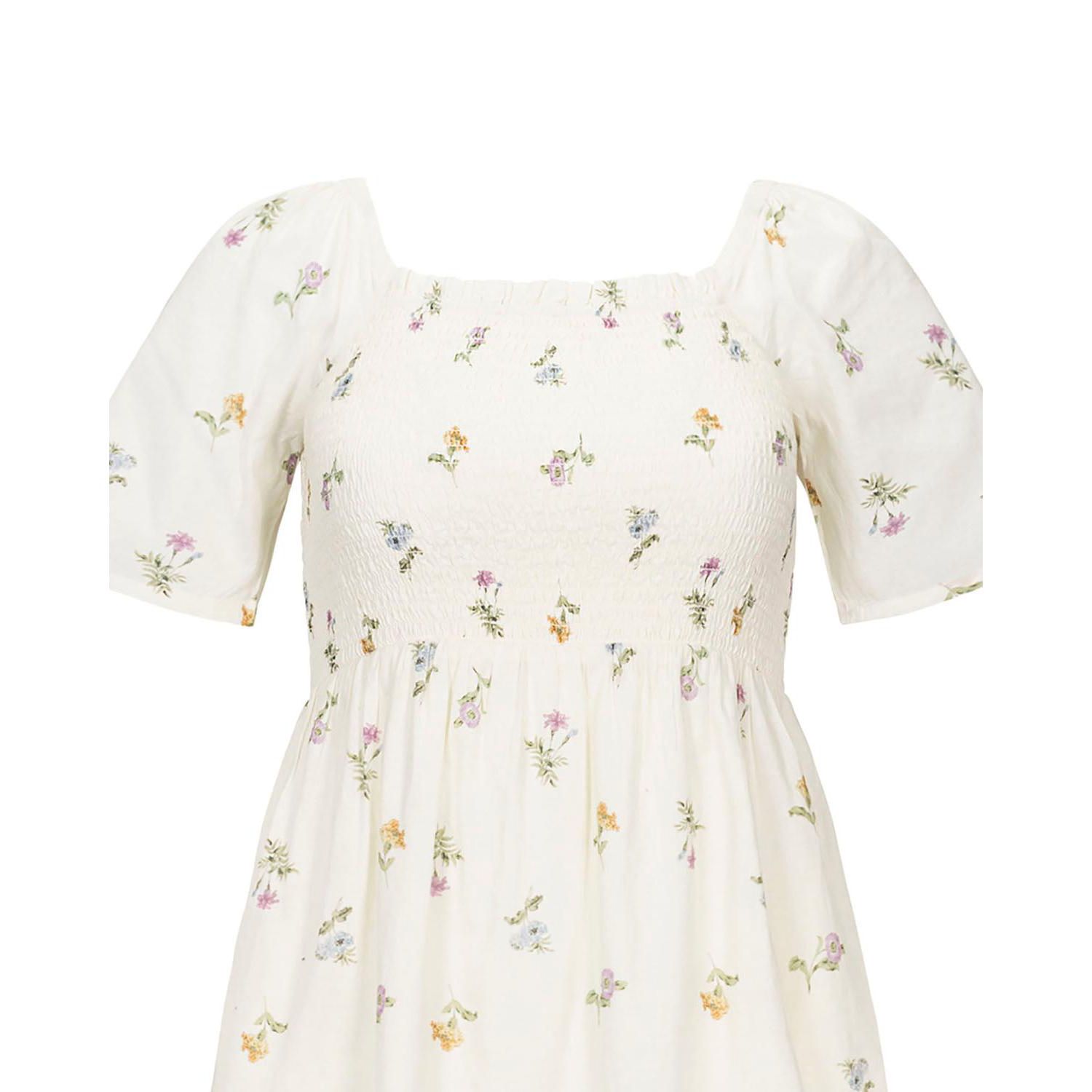 Women's Hope and Henry Organic Bell Sleeve Smocked Dress