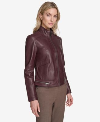 Women's Rowan Leather Racer Jacket