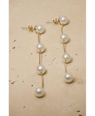Luna Pearl Drop Earrings
