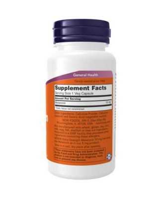 Melatonin ,10 mg ,100 Vcaps