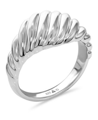Rope Ring in Sterling Silver, Size