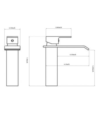 Waterfall Single Hole Single-Handle Low-Arc Bathroom Sink Faucet With Pop-up Drain Assembly In Brushed Nickel