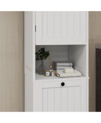 Tilt-Out Laundry Cabinet with One Compartment and Single Door
