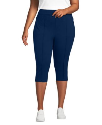 Women's Starfish High Rise Pintuck Capri Pants