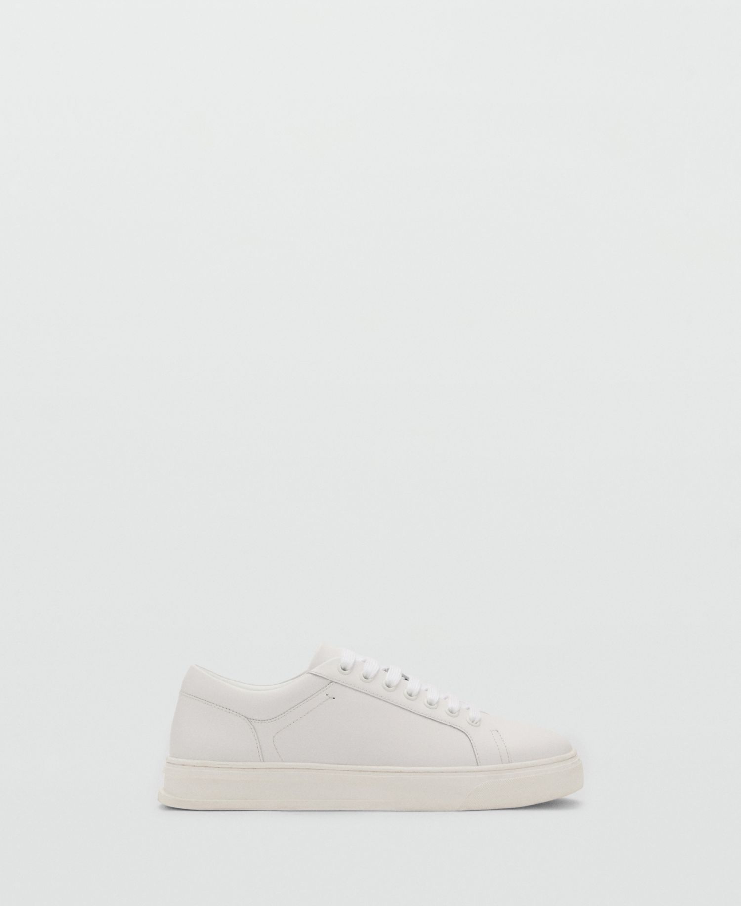 Men's Leather Panel Sneakers