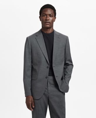 MANGO - Men's Turin Virgin Wool Suit Blazer