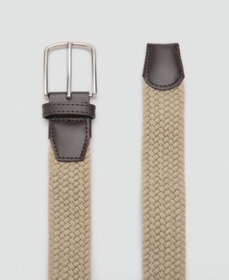 Men's Braided Elastic Belt
