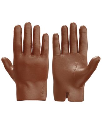 Men's Logo Detail Gloves