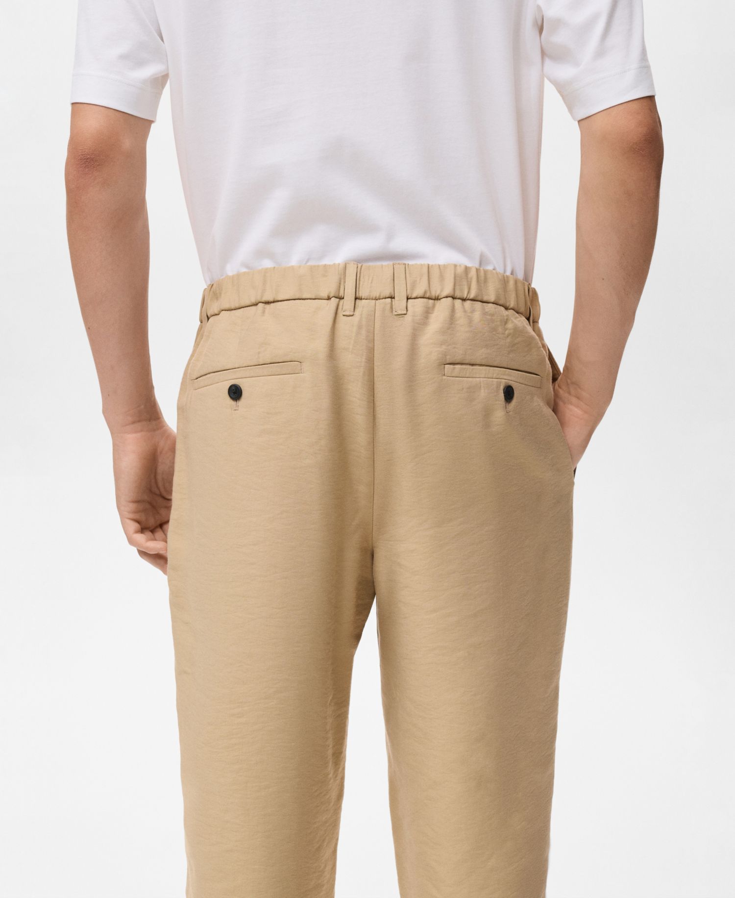 Men's Straight-Fit Pleated Pants