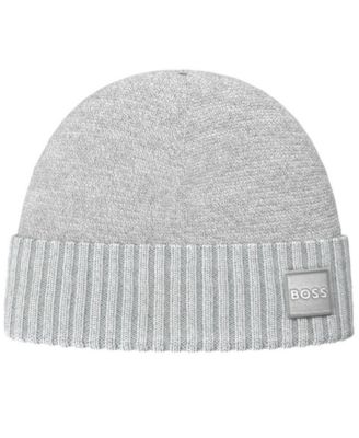 Hugo Boss - Men's Akaio Turn-Up Beanie Hat