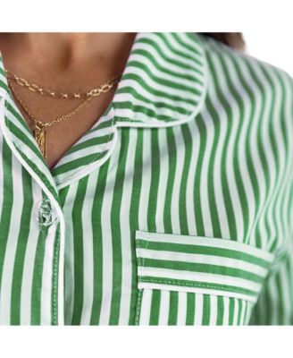 Women's Braddock Green Short PJ Set