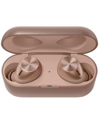 Technics HiFi True Wireless Multipoint Bluetooth Earbuds II, Active Noise Cancelling, 3 Device MultiPoint Connectivity, Impressive Call Quality, LDAC Compatible, EAH-AZ40M2-N (Rose Gold)