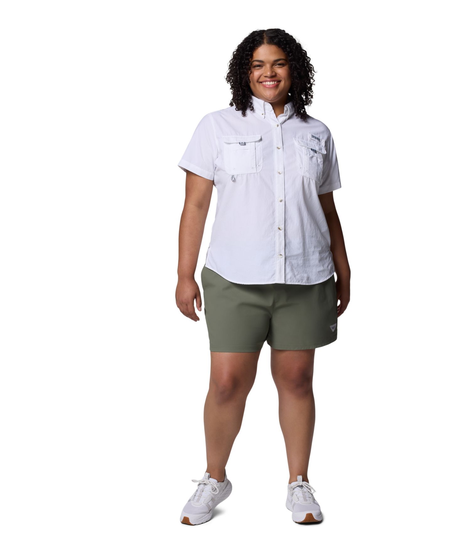 Женские шорты Columbia Plus Size Rugged Water Comfort Stretch, цвет: Чёрный — фото 12