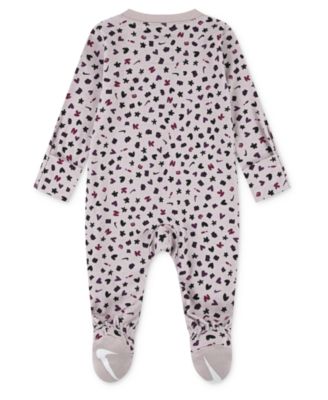 Baby Girls' Printed Crewneck Coverall
