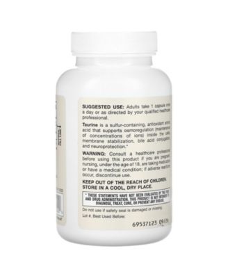 Taurine   1 000 mg  -  100 Capsules