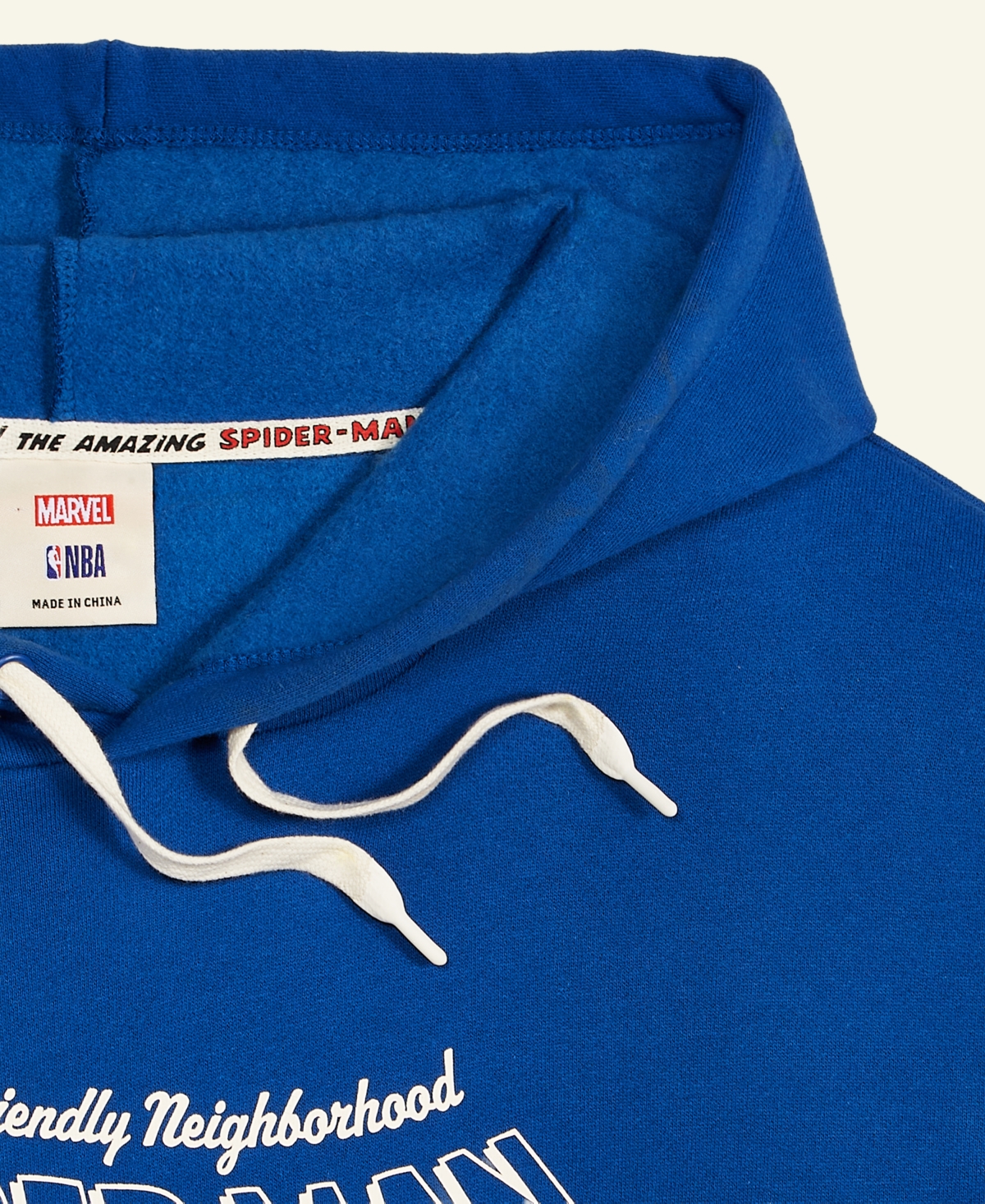 Macy's Marvel X Nba Men's Spider-man Pullover Hoodie, Macy's Exclusive In Blue