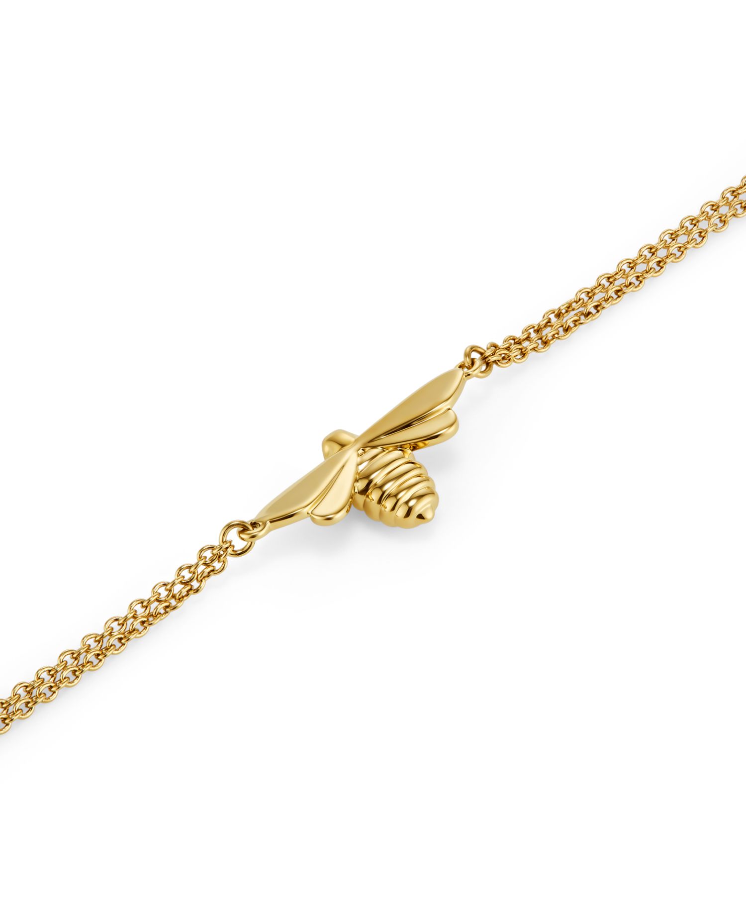Honey Bee Gold Tone Stainless Steel Bracelet