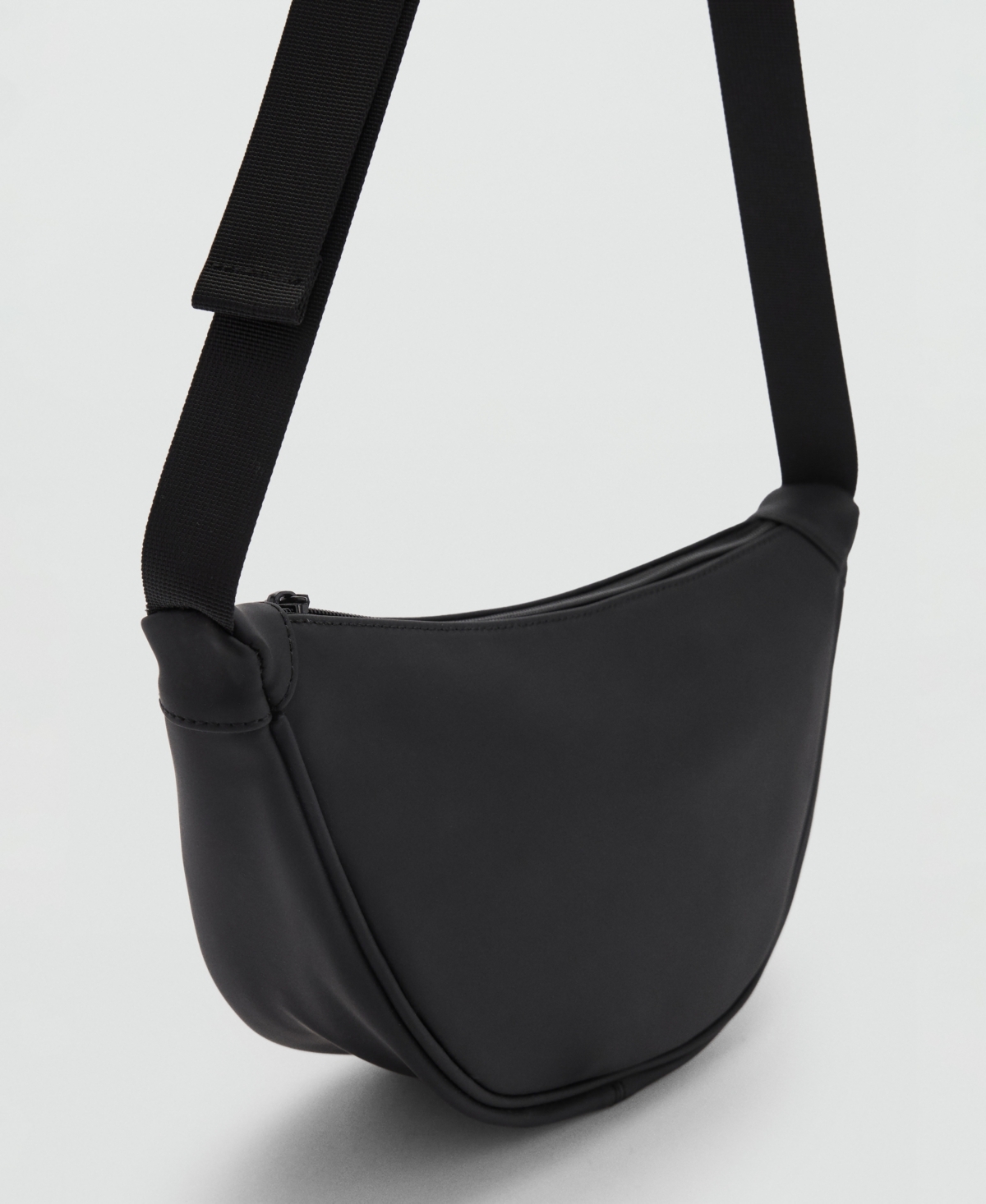 Mango Men's Rubberized Shoulder Bag