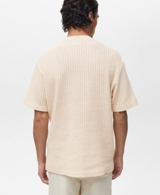 Men's Ribbed Knit T-Shirt