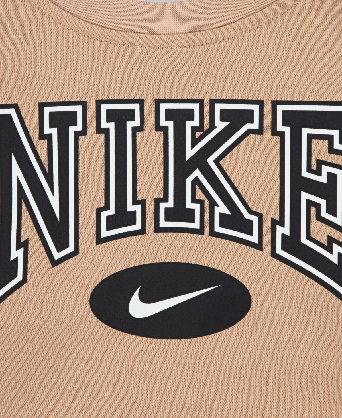 Nike Little Boys Gameday Essentials 2-piece Crewneck Sweatshirt And Pants Set In Gray